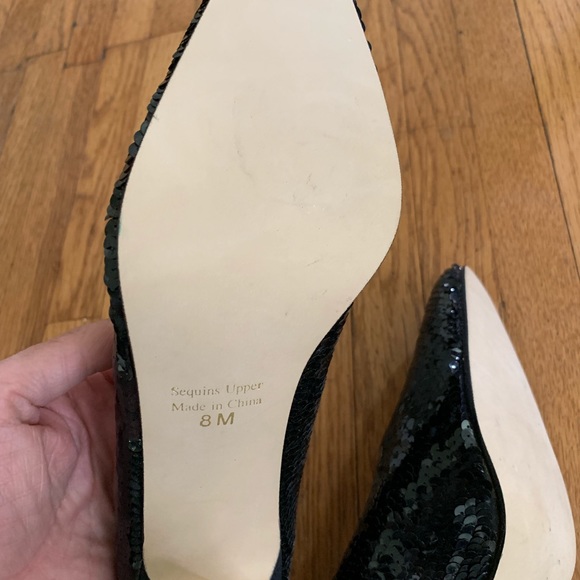 J.Renee Black Sequin Heels - Picture 5 of 6